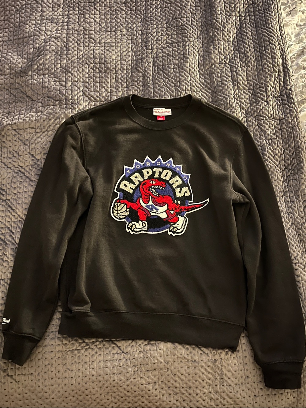 Toronto Raptors Black Crewneck Sweatshirt